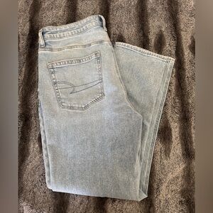 American Eagle Outfitters Blue Straight Leg Jeans